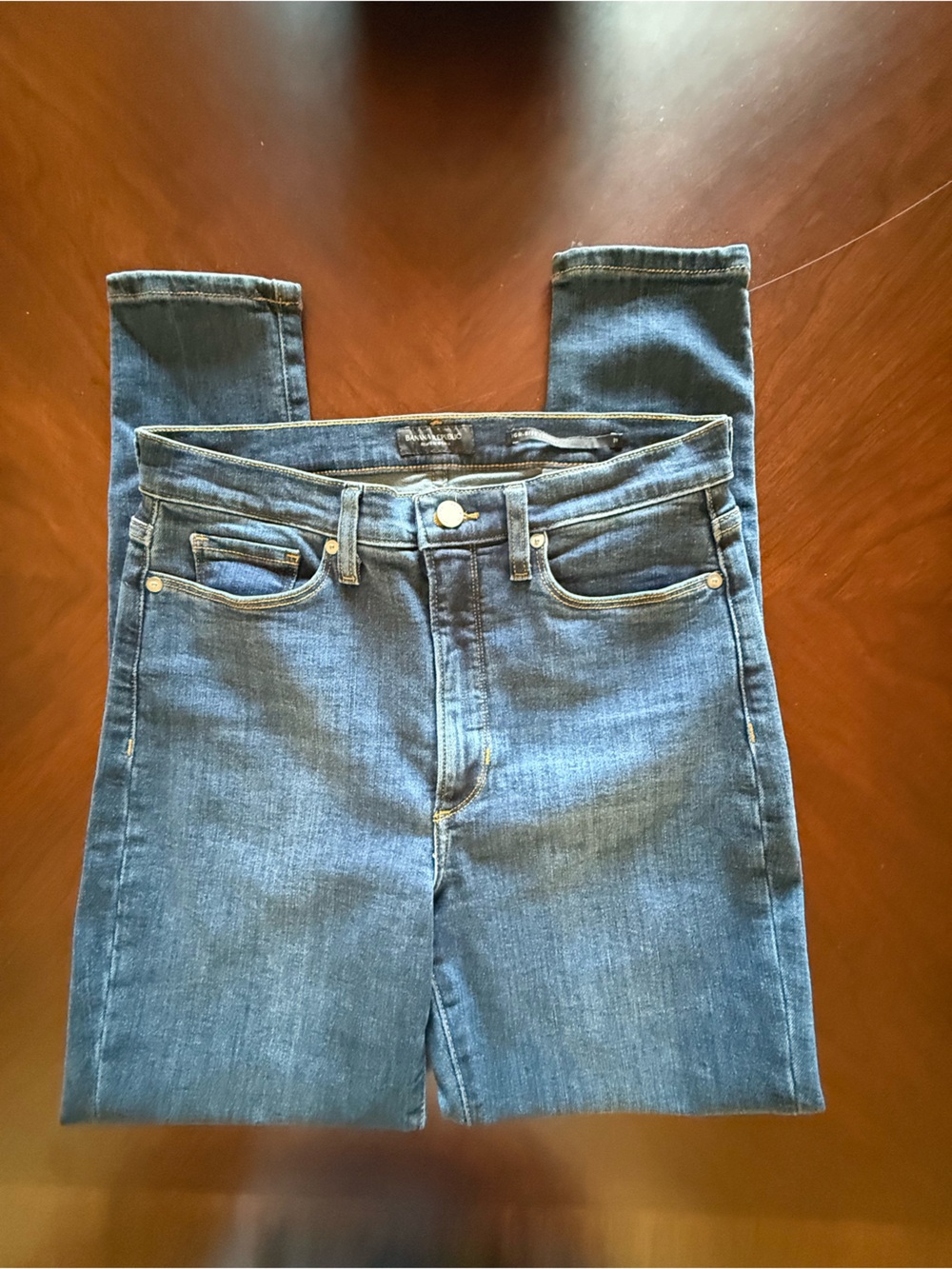 Banana Republic High-Rise Skinny Jeans in Dark Blue - Women's Size 29
